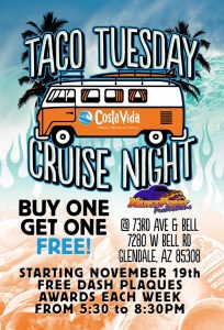  Taco Tuesday Cruise Night
