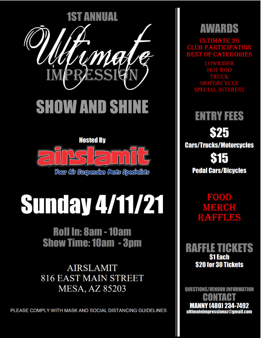 The 1st Annual Ultimate Impression Show and Shine