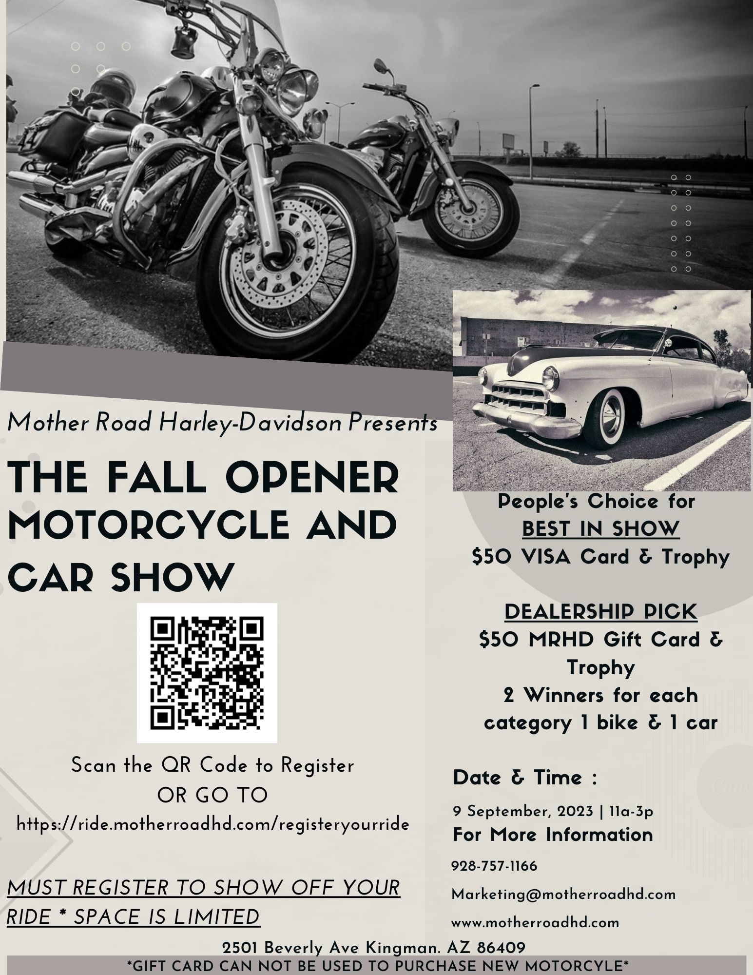 Fall Opener Motorcycle and Car Show