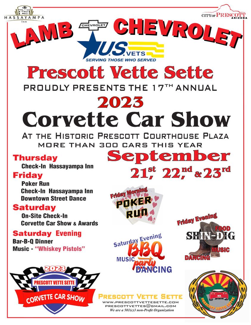 Prescott Corvette Car Show Arizona Car Culture