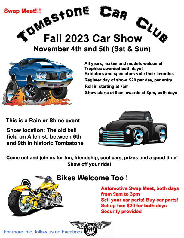 Tombstone Car Club Fall Car Show