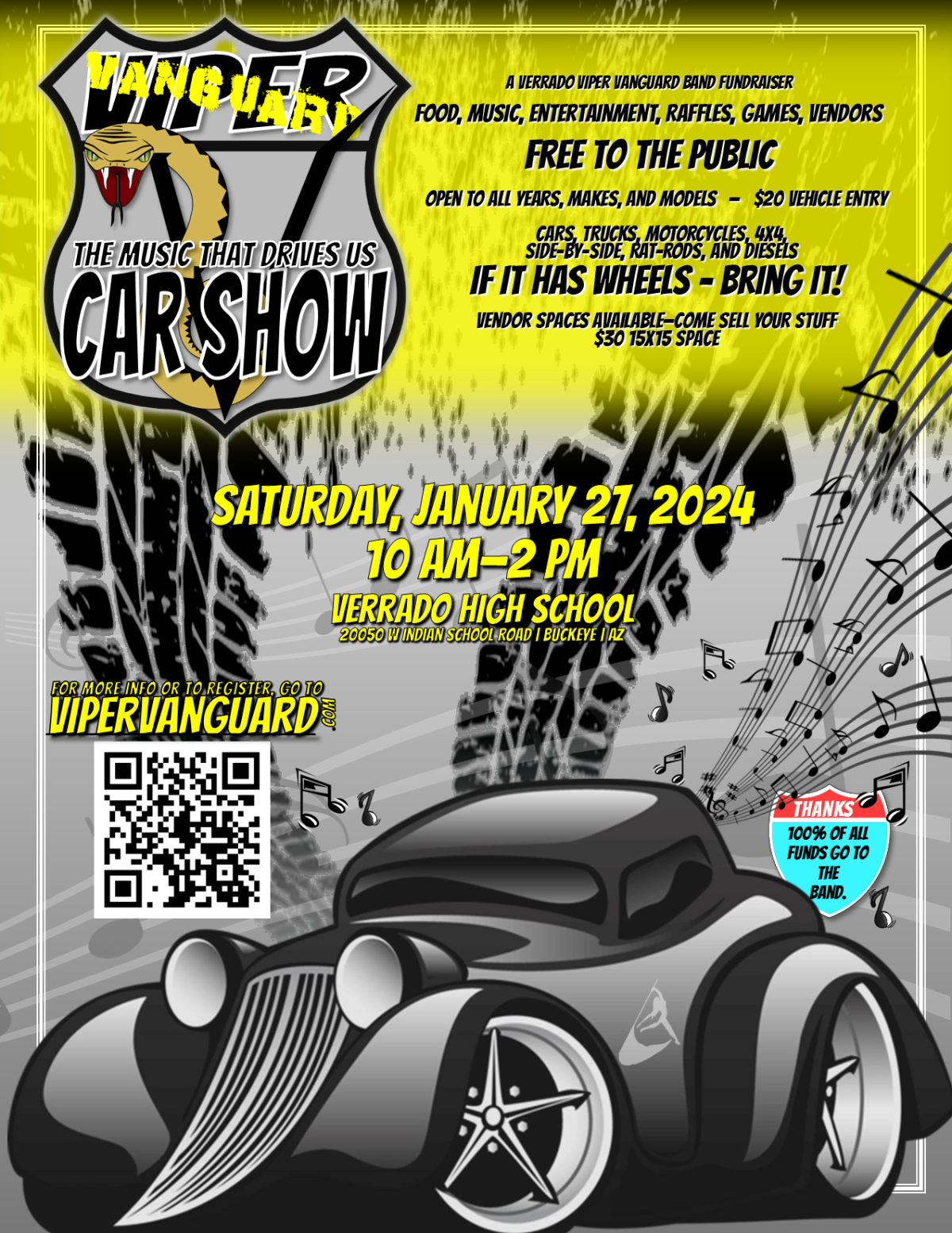 The Music That Drives Us Car Show