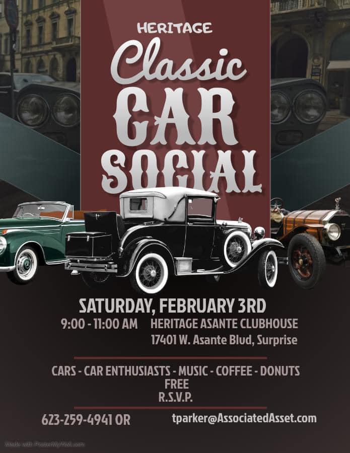 Heritage Classic Car Social
