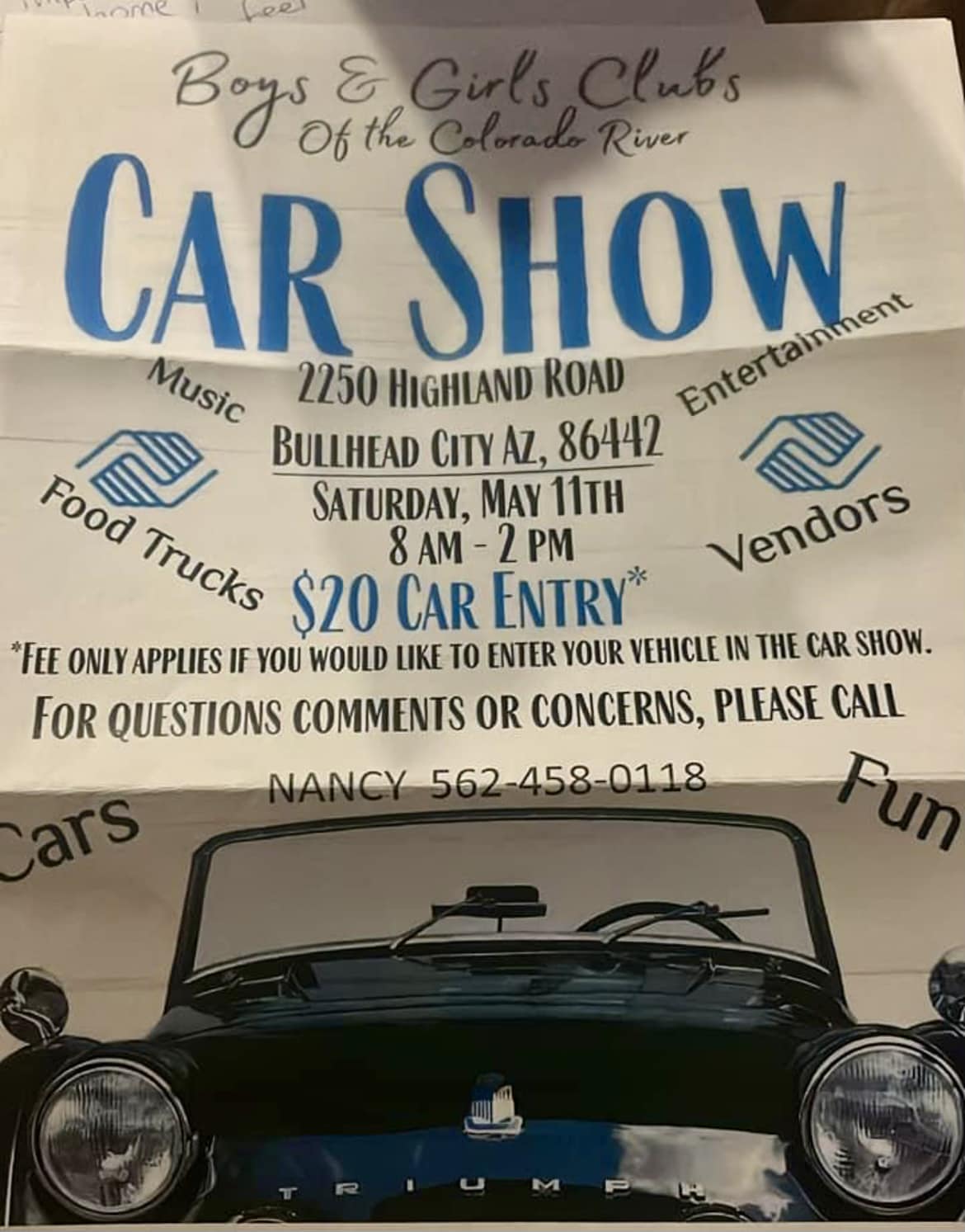 Boys & Girls Club’s Car Show
