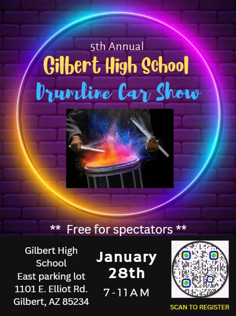 Gilbert High School Drumline Car Show