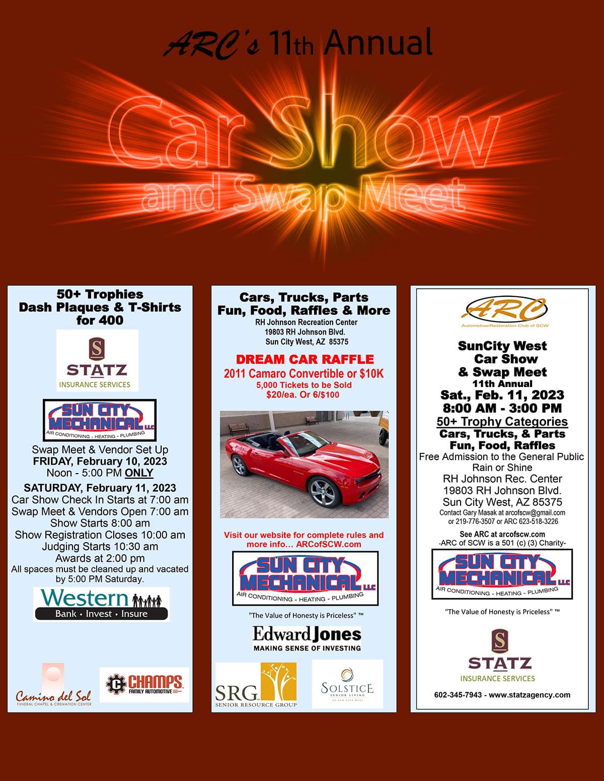 Sun City West Car Show & Swap Meet