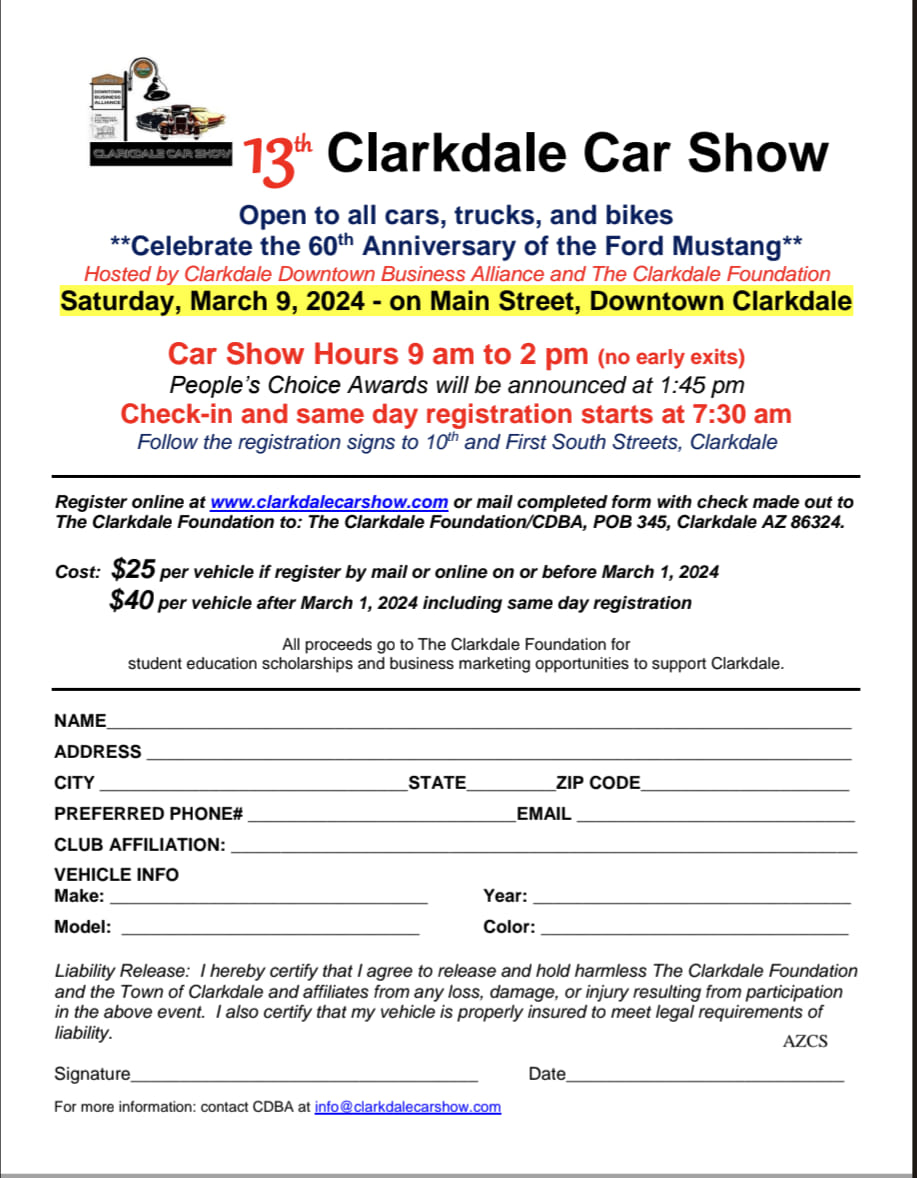 Clarkdale Car Show