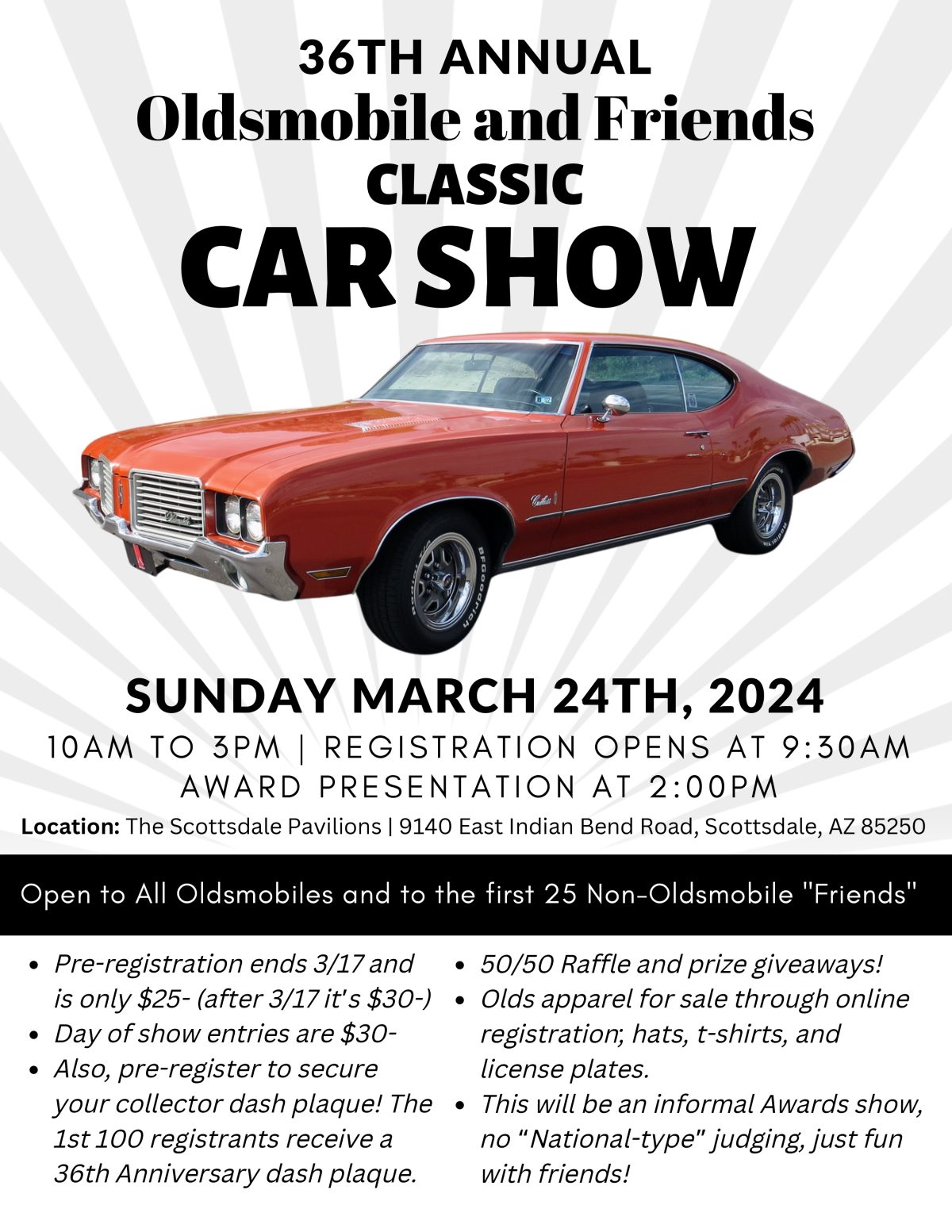 Oldsmobile and Friends Classic Car Show