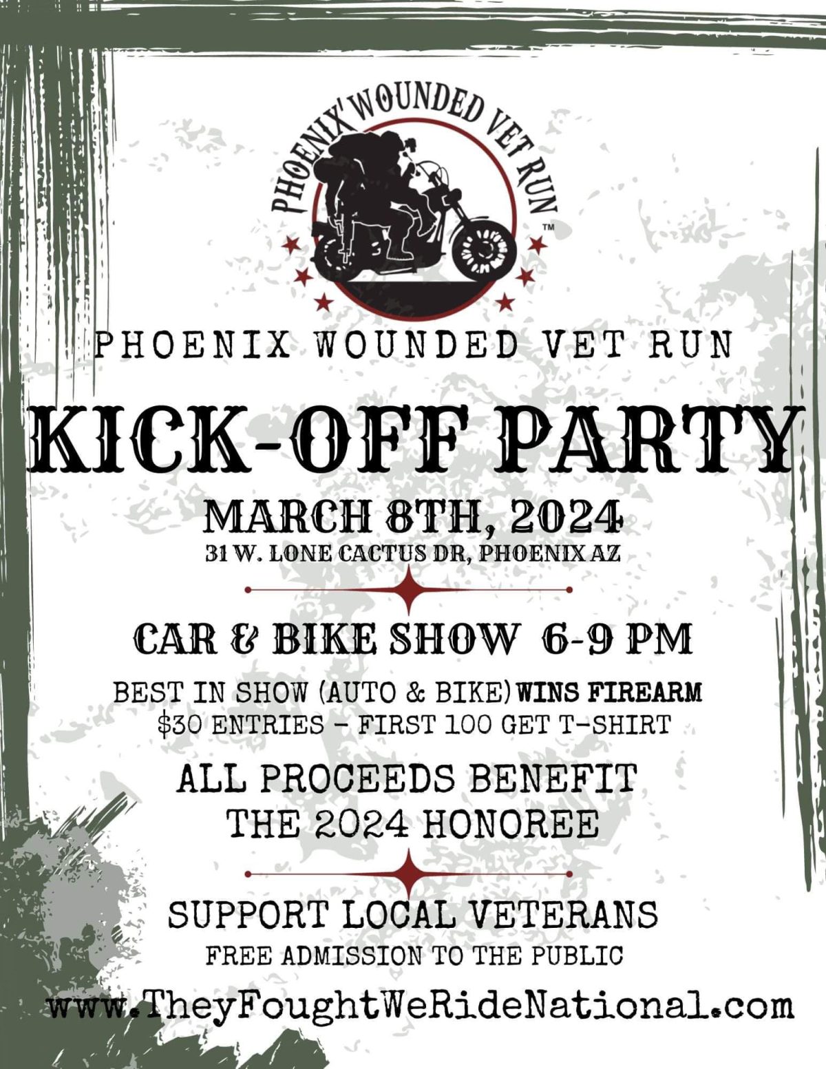 Phoenix Wounded Vet Run Kick-Off Party