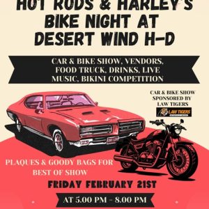 Hot Rods & Harleys Bike Night